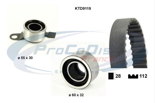 PROCODIS FRANCE Комплект ремня ГРМ KTD9119